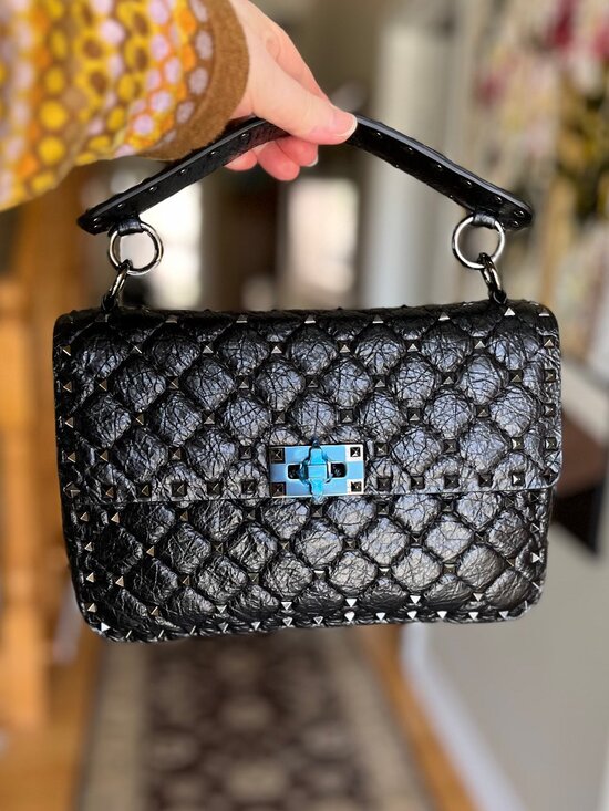 Valentino Garavani Handbags - Valentino Garavani Medium Nappa Rockstud Spike Bag - Authentic